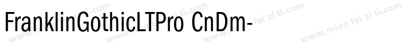 FranklinGothicLTPro CnDm字体转换